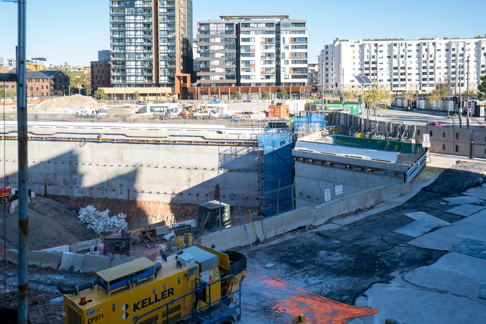 NSW construction site for development subject to Section 94 contributions